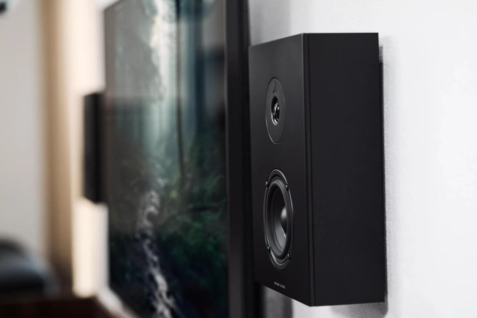 Argon Audio Forus 4 Wall Noir (la paire) Enceintes murales
