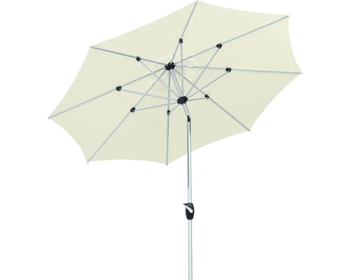 Schneider parasol Ø 270 cm H 250 cm Venetië Polyester 180 g/m² naturel