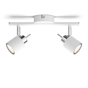 Philips Meranti opbouwspot wit 2x 35W