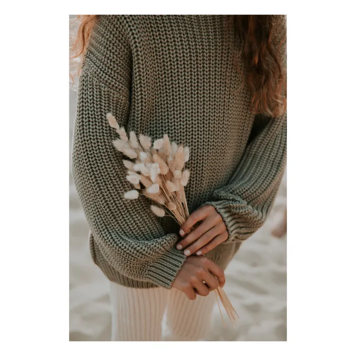 Yuki Pull Chunky Coton Bio | Sauge