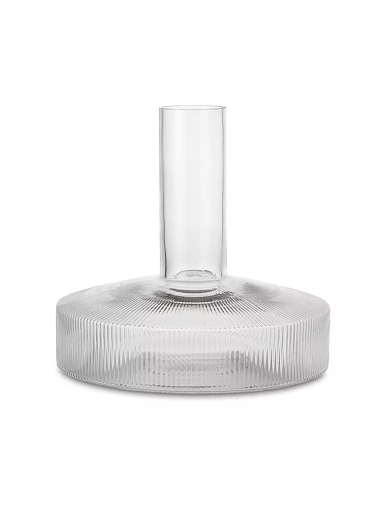 FERM LIVING Weinkaraffe RIPPLE 1,1l  transparent