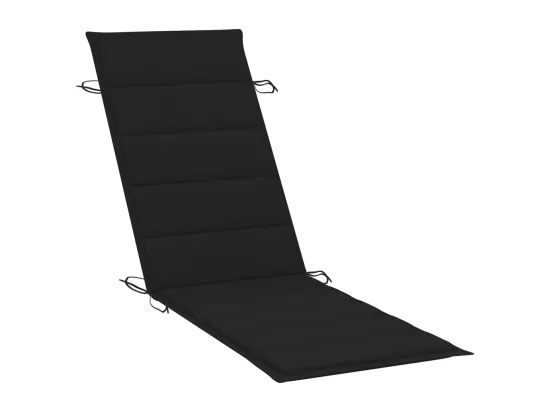 Chaises longues 2 pcs avec coussins Bois d'acacia solide