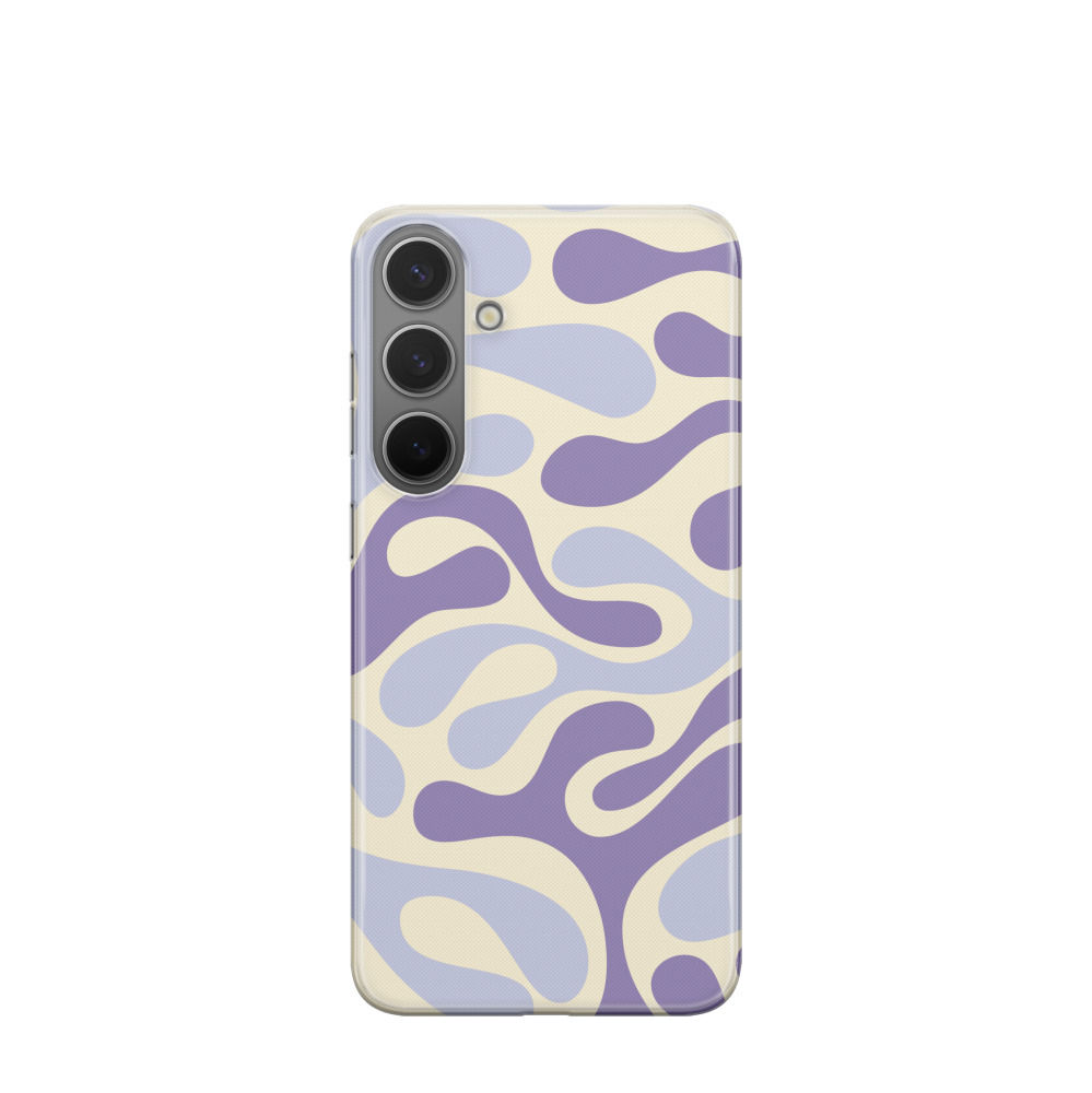 Samsung Galaxy S24 Plus Gummi Hülle Lavendeltanz - Lila-Violett