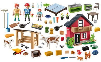 Playmobil Country Farmhouse with Outdoor Area Byggesett