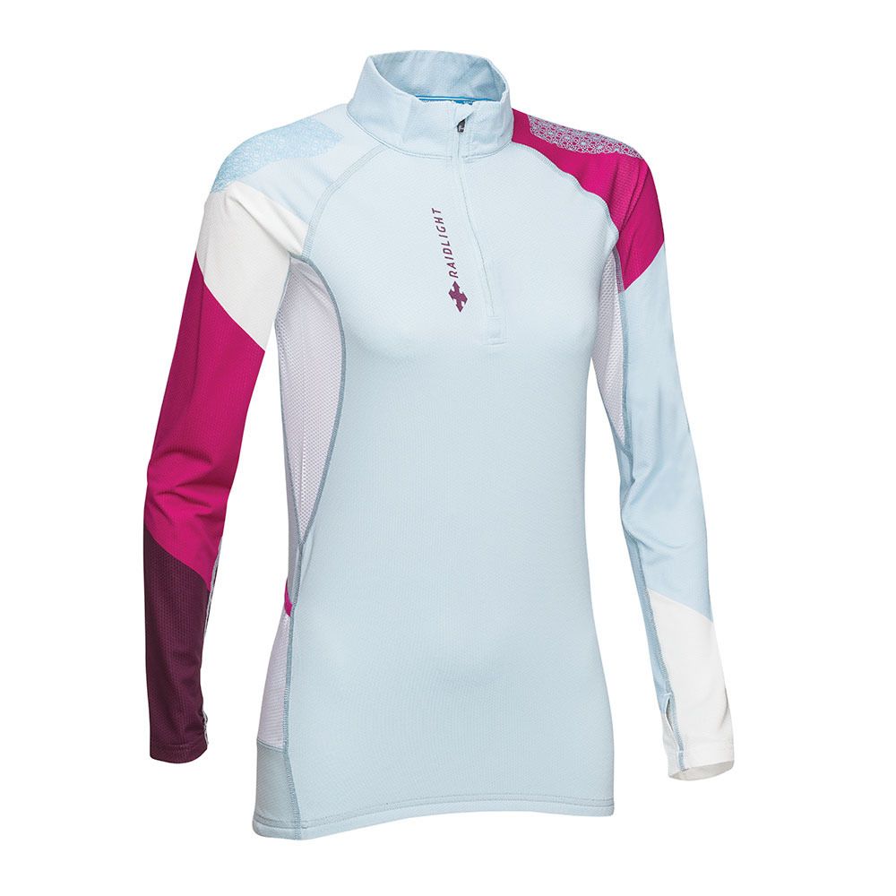 Raidlight RESPONSIV - Maillot Femme light blue white
