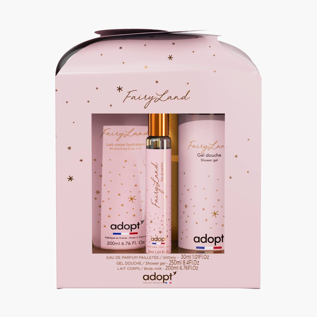 Fairy land - Coffret chalet eau de parfum 30ml + gel douche + lait corps