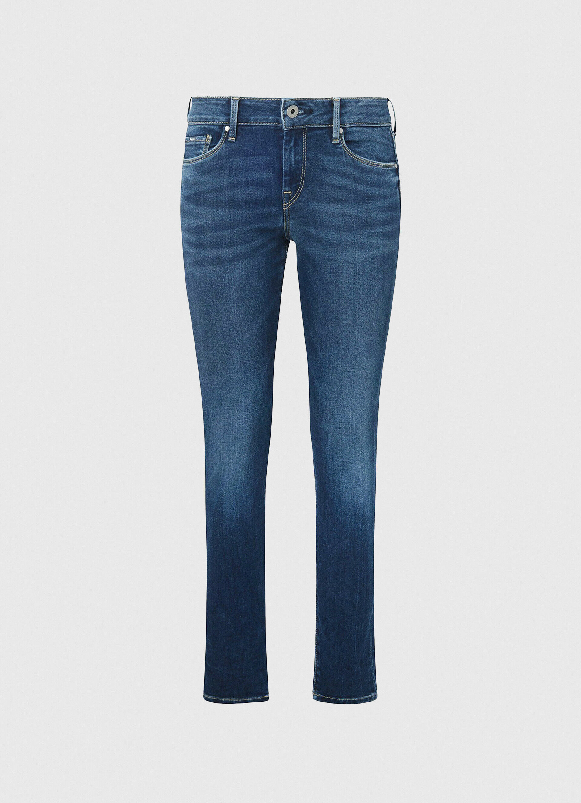 Calça jeans skinny de cintura média SOHO FIT - jeans