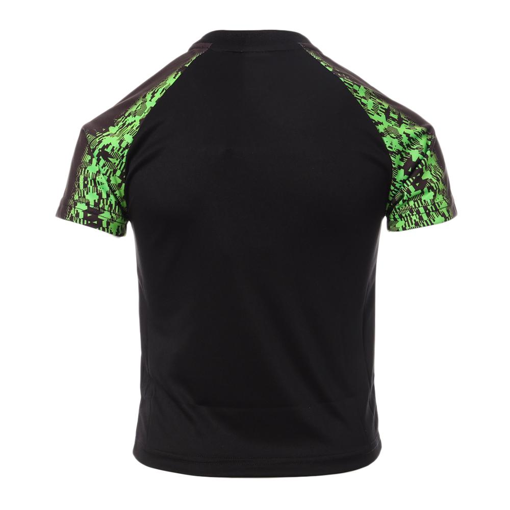 Umbro T-shirt Noir/Vert Garçon Umbro Format