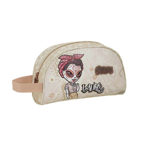 Bolsa grande de toalete maia Catrinas da Laura e Maria Safta