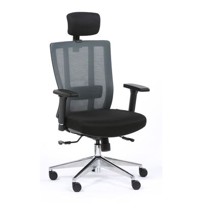 Fauteuil de bureau OFFSEAT - accoudoirs réglables - noir