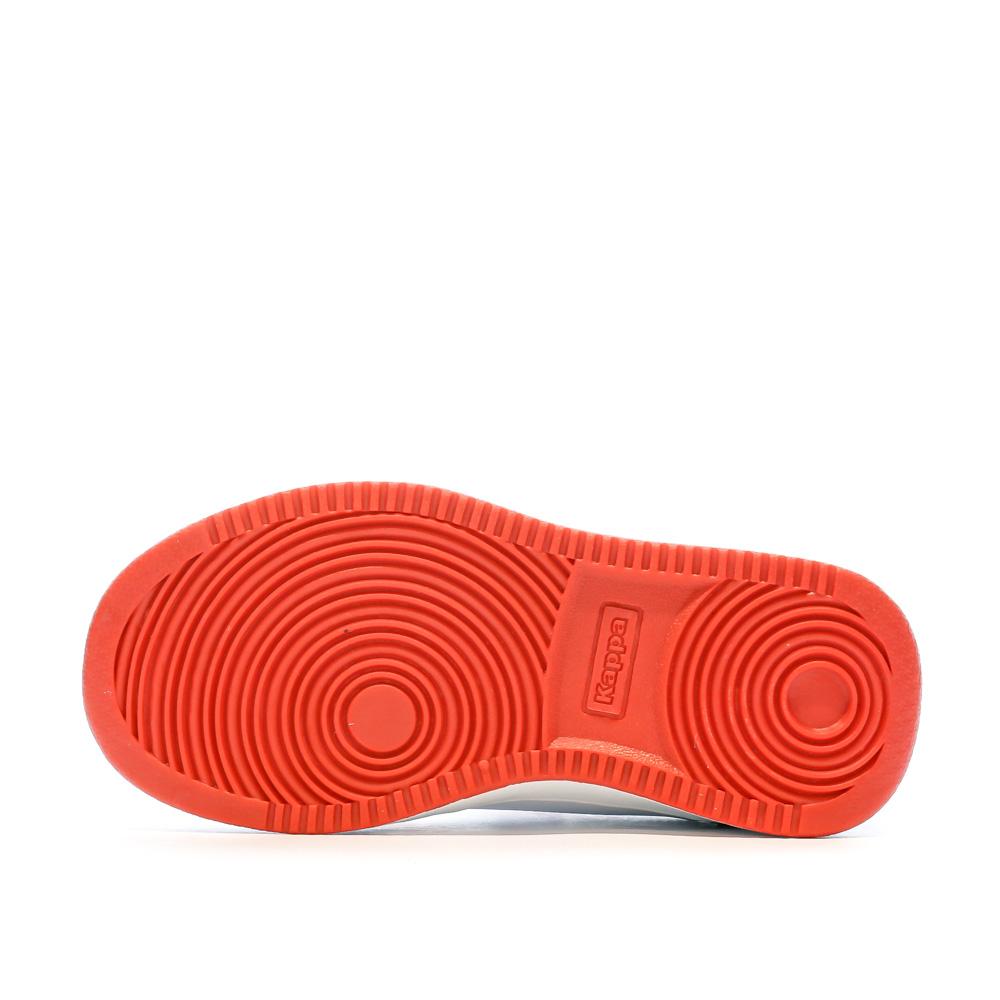Kappa Baskets Blanc/Rouge Garçon KAPPA Malone