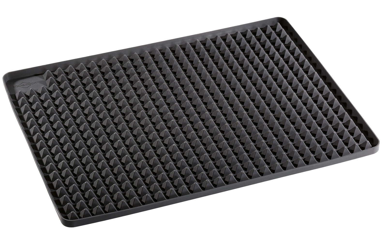 KÜCHENPROFI Backofenmatte PYRAMIDE 40x30 cm schwarz