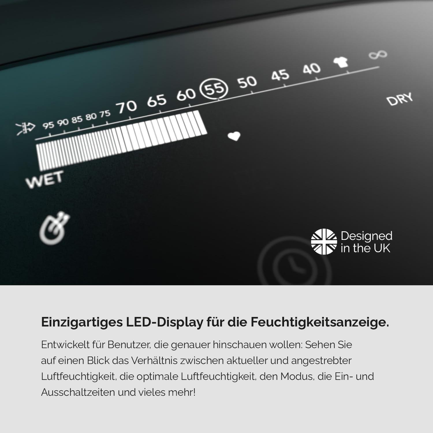 Meaco MeacoDry Arete® Two 10L Luftentfeuchter & HEPA-H13-Luftreiniger, Meaco-WLAN-App, intelligenter Feuchtigkeitsmodus, Wäschemodus, Stromsparmodus, leiser Modus, senkt Feuchtigkeit, 5 Jahre Garantie