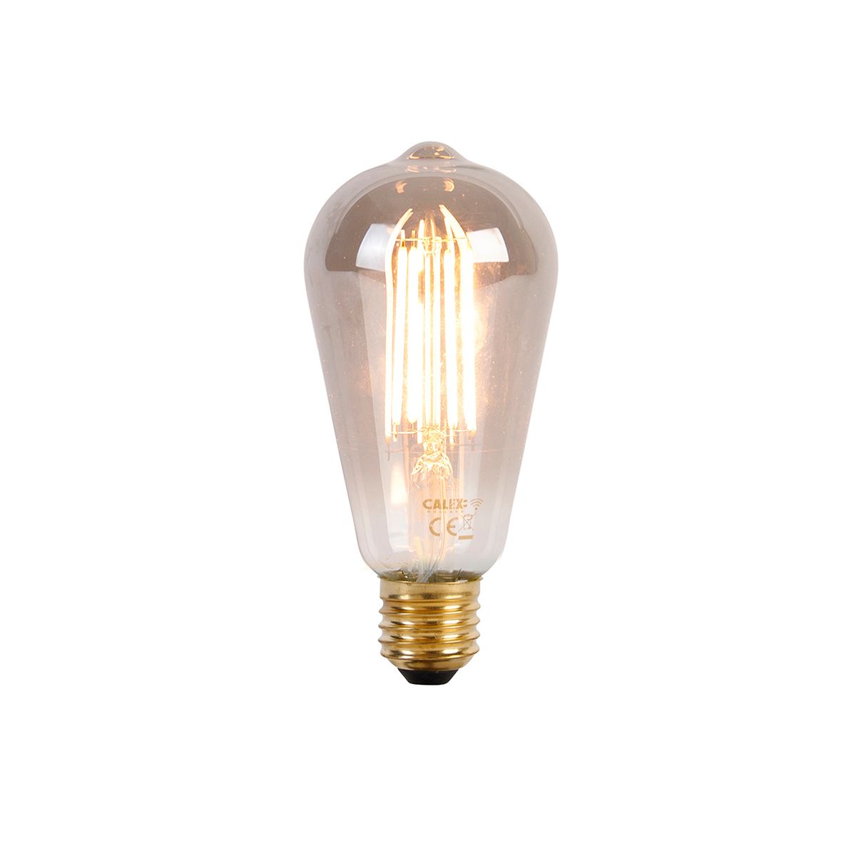 Smart E27 LED lamp ST64 smoke 7W 400 lm 1800K
