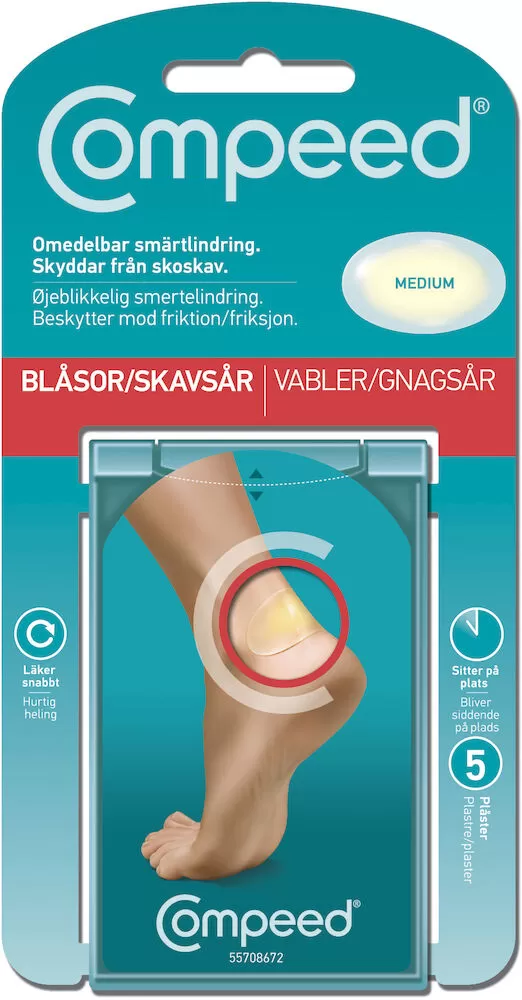 Compeed vabelplaster, medium - 5 stk.