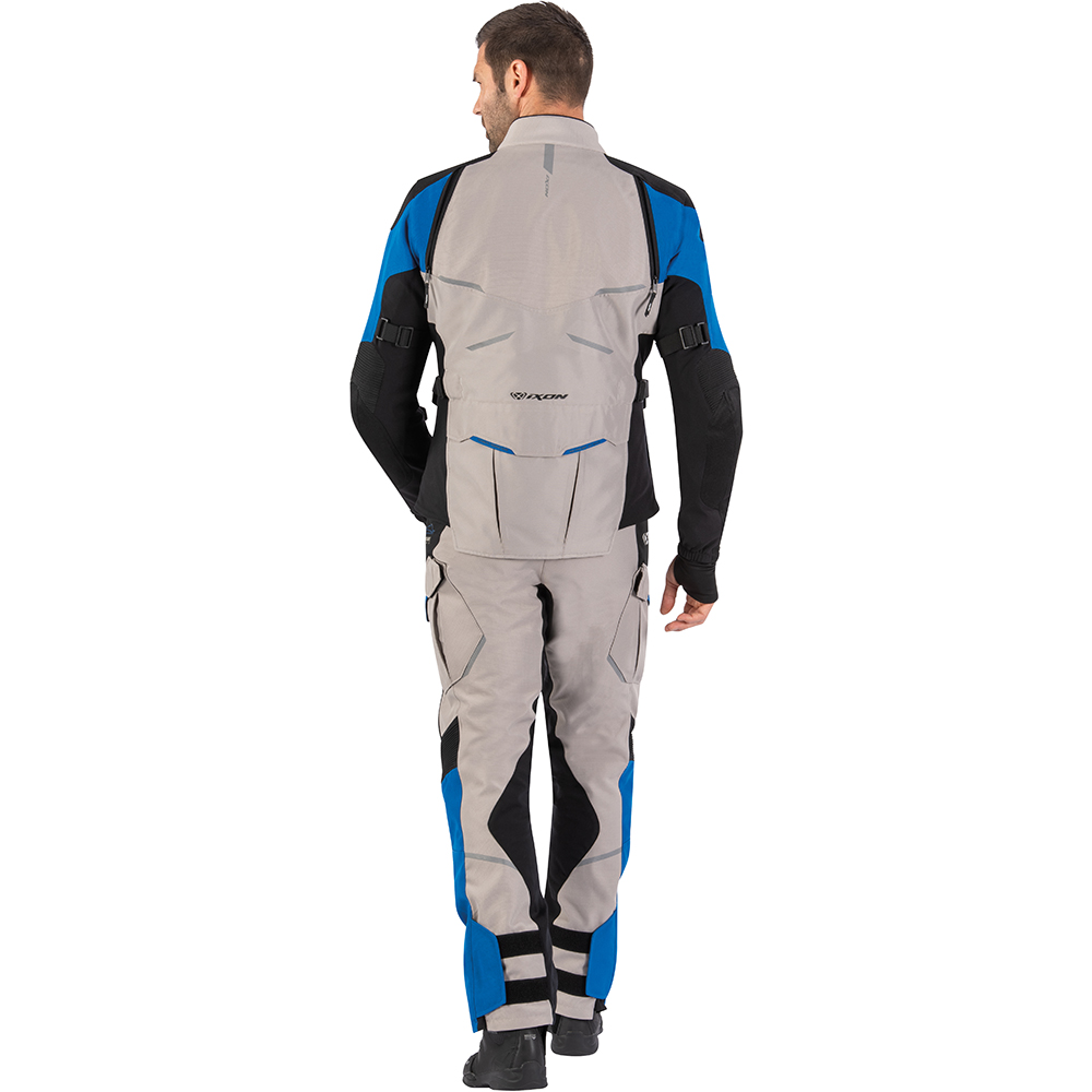 Ixon - Veste Eddas Gris Clair / Bleu / Noir