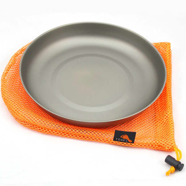 Couvert randonnée TOAKS TITANIUM D190MM PLATE