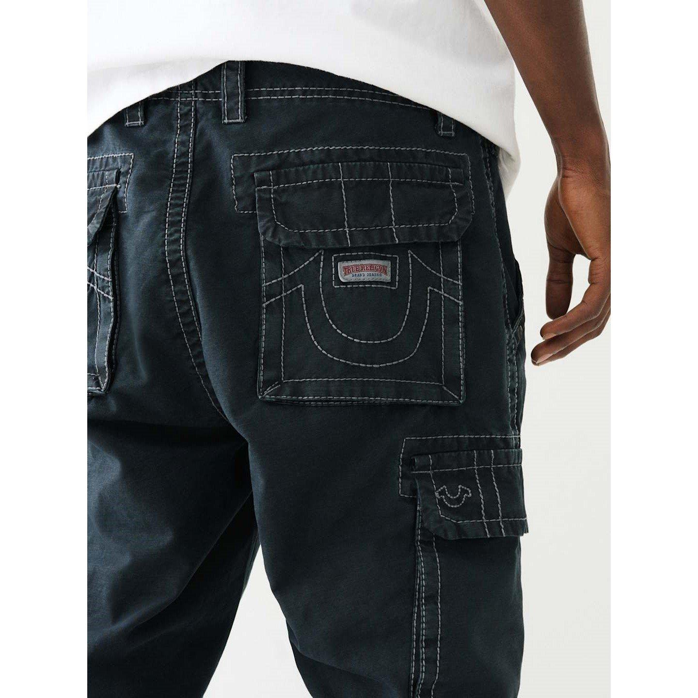 True Religion TR Washed Cargo Joggers Mens