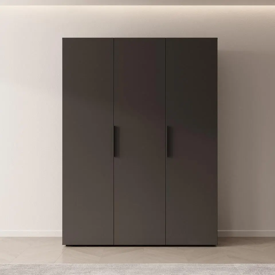 Meubella - Kledingkast Marquesa - Zwart - 150 cm