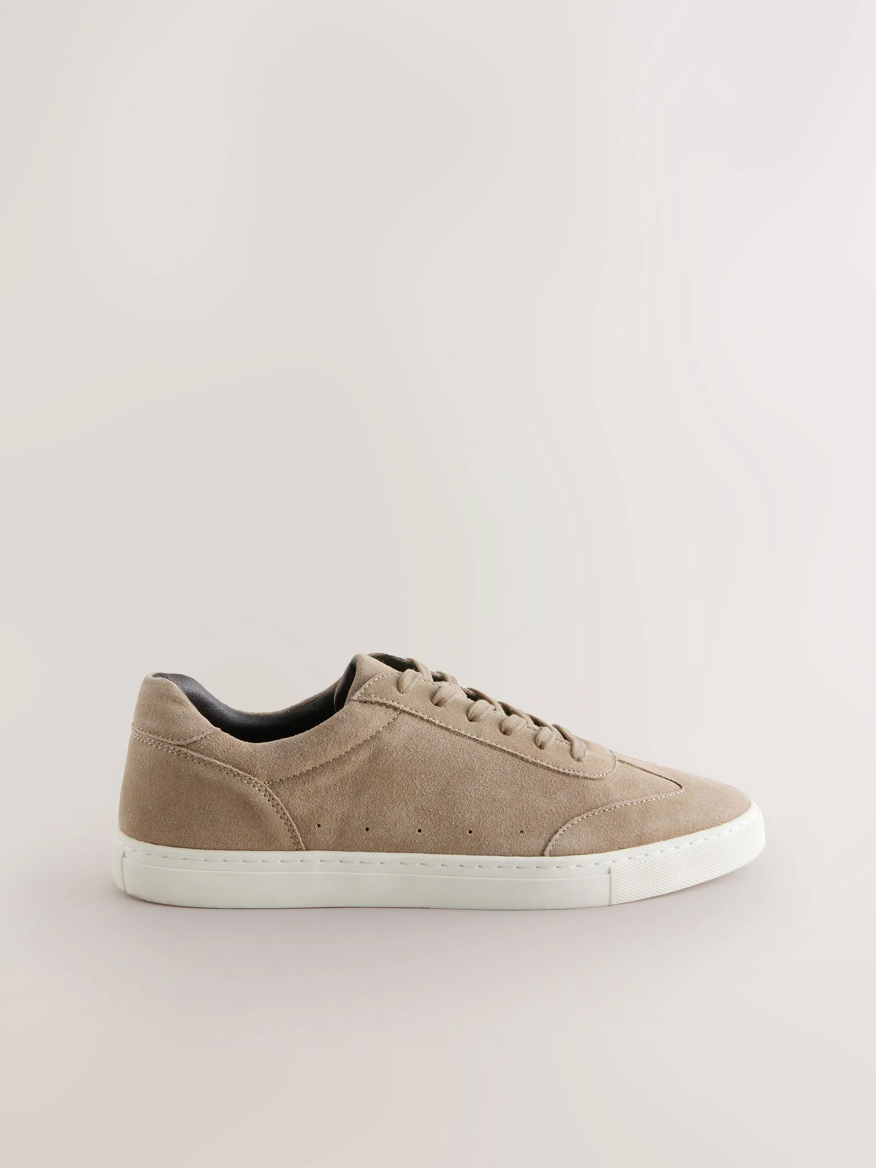 Neutraal - Modieuze suède sneakers