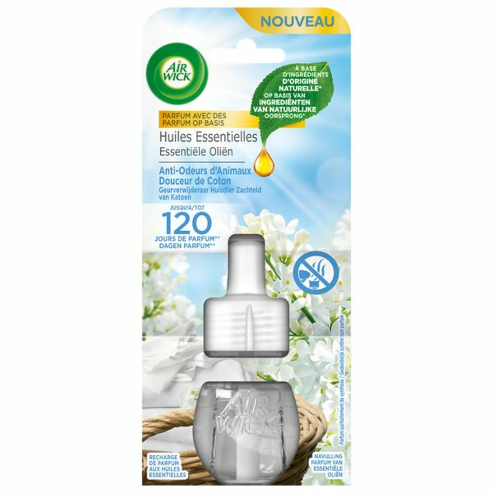 Air Wick Elektrische Luchtverfrisser Navulling Soft Cotton