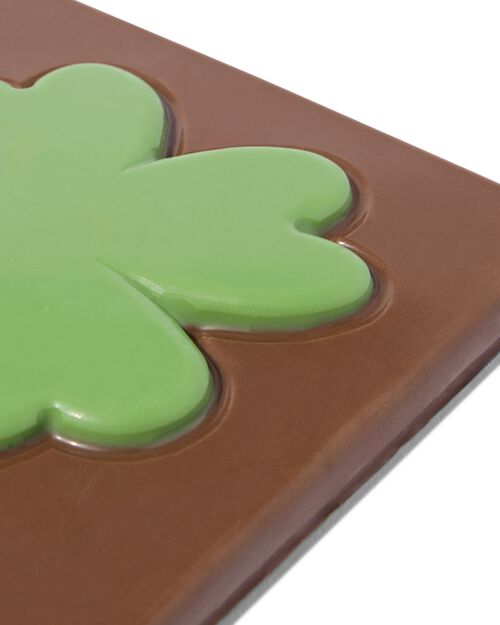 tablette de chocolat trèfle