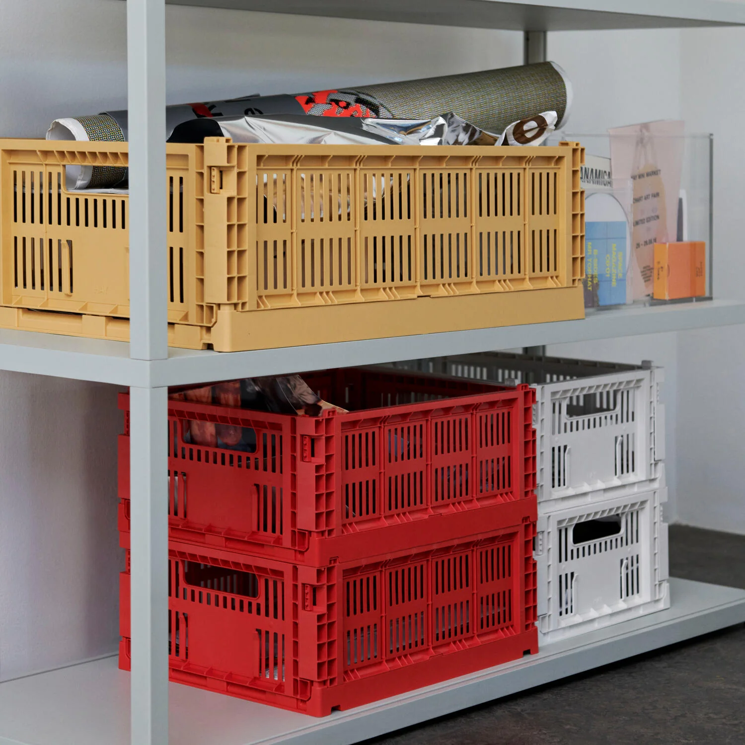 HAY  Colour Crate L kasse - Golden Yellow