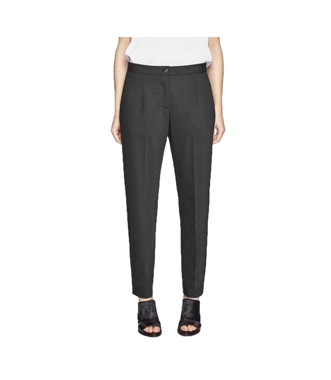 Pantalon à pinces noir femme French Connection