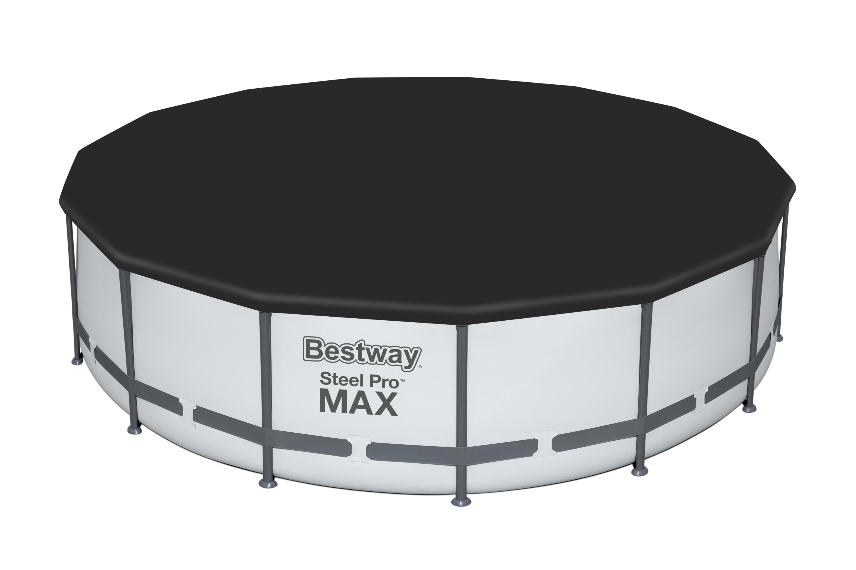 Bestway Pool Komplett-Set hellgrau 457 x 107 cm