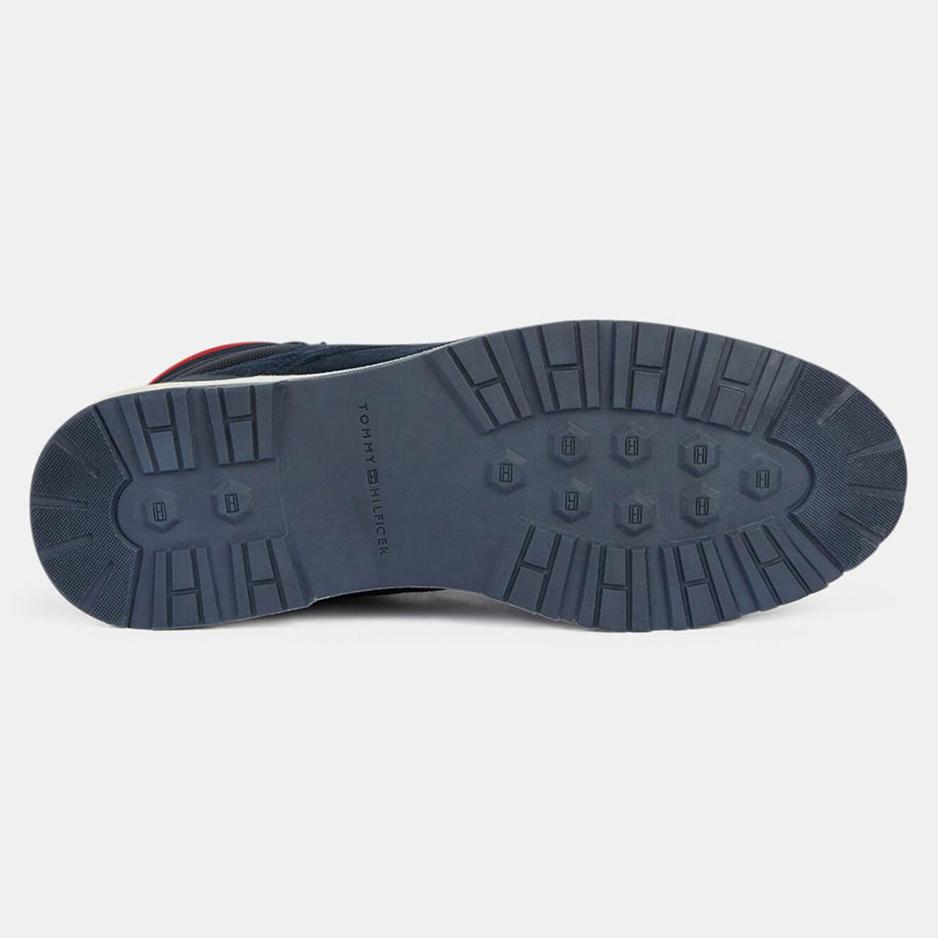 Tommy Hilfiger Boots en Velours de Cuir Outdoor bleu marine