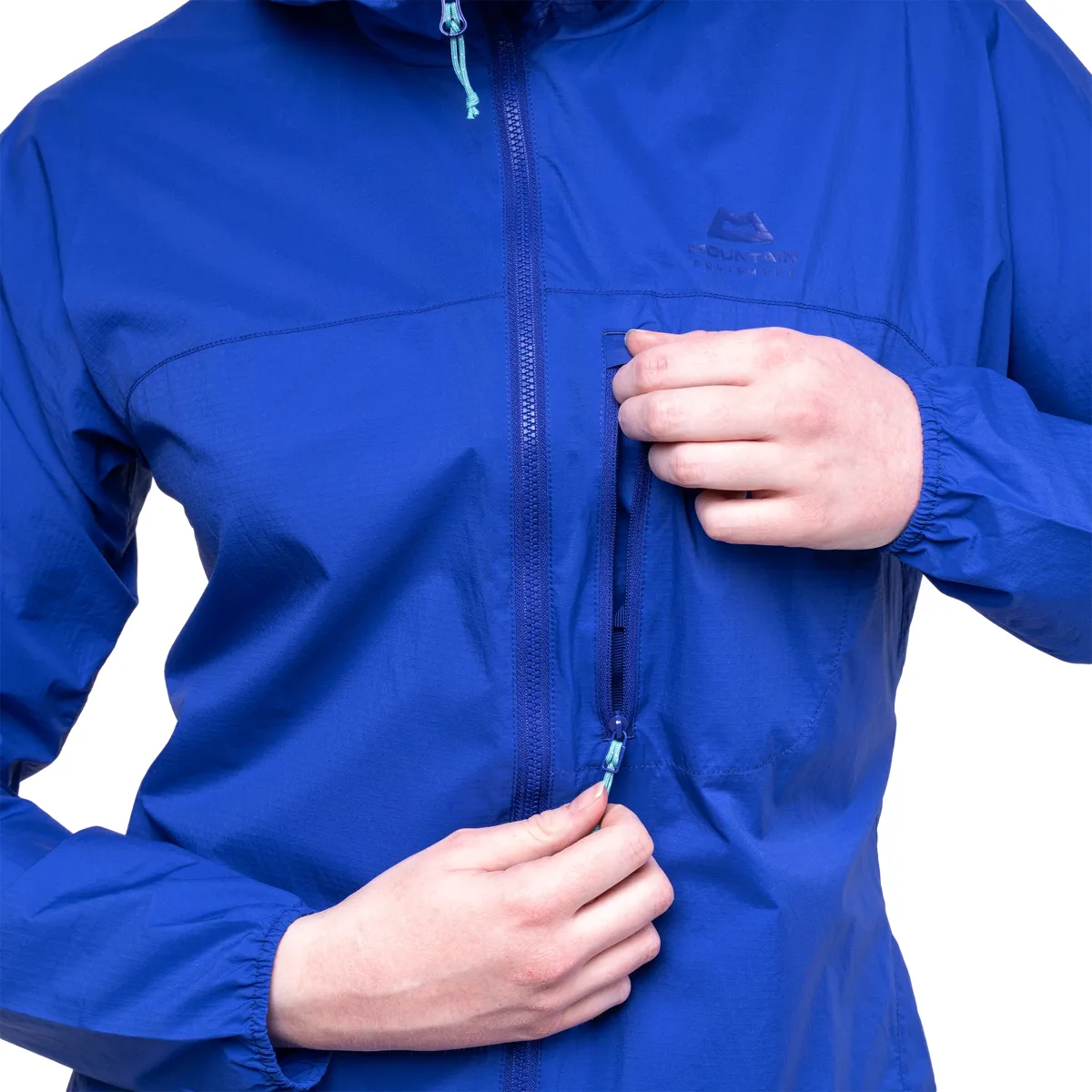 Mountain Equipment Aerofoil Hooded Wmns Jacket Blue Nights
