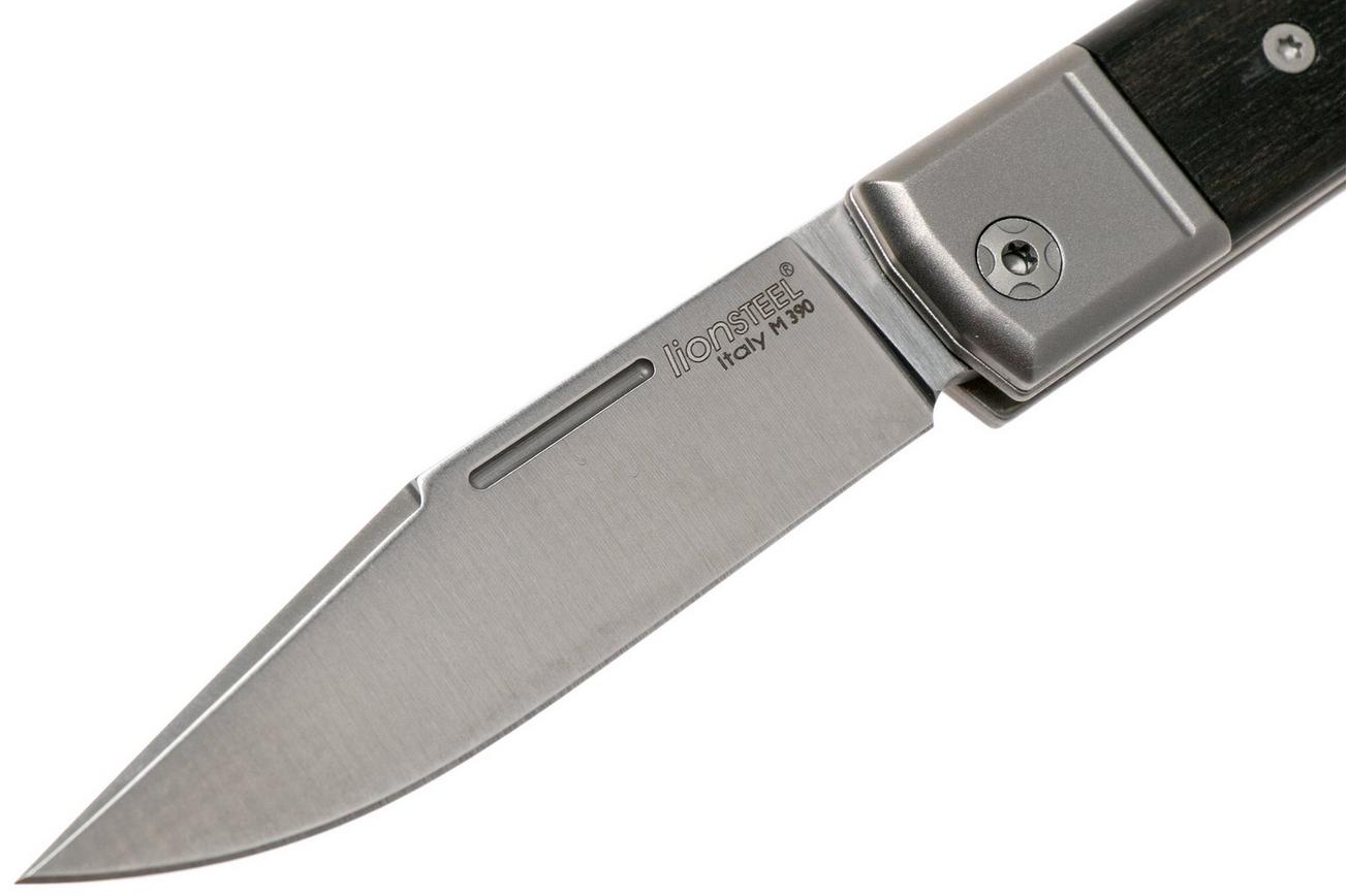 LionSteel BestMan BM1 EB Ebony slipjoint zakmes