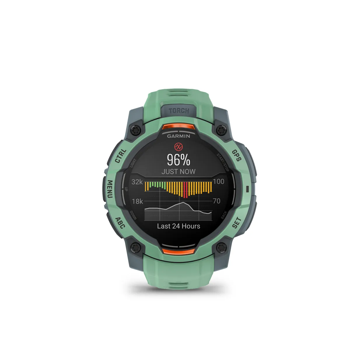 Garmin Instinct 3 AMOLED, 45mm Neo Tropic Bezel W/Neo Tropic Bnd