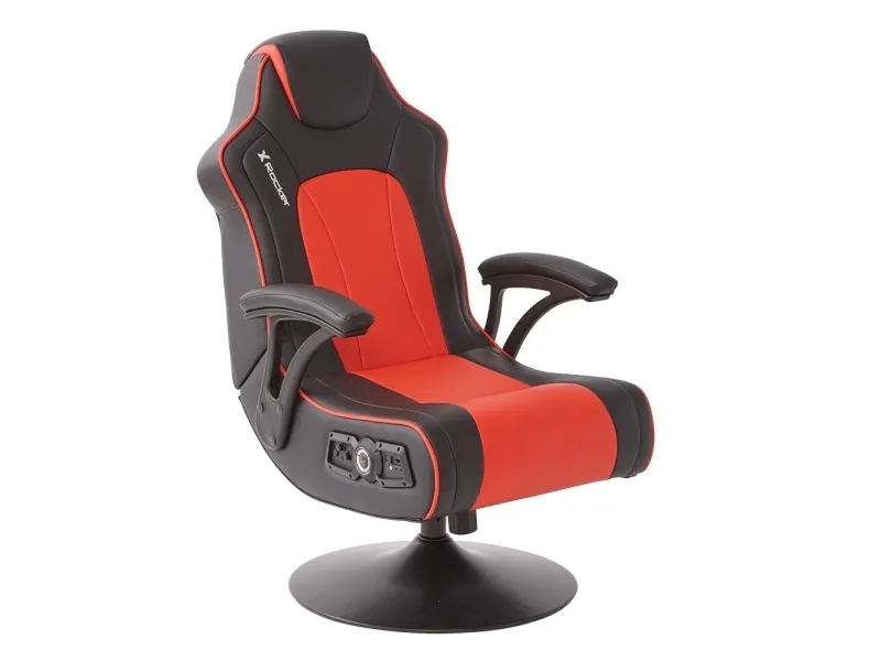 X Rocker TORQUE 2.1 Gaming-Sessel mit Wireless Audiosystem und Vibrationsmotor - schwarz/rot