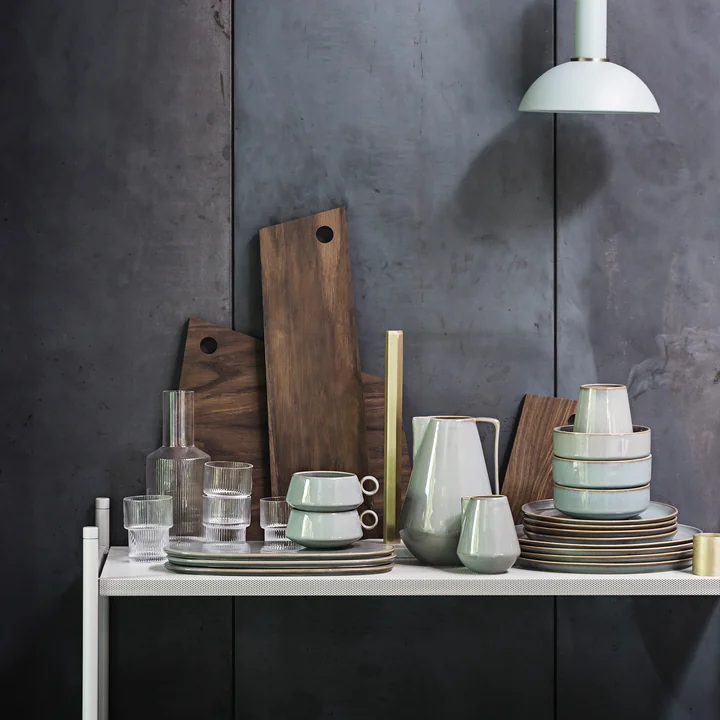 Ferm Living - Ripple Milchkaraffe, 0,4 l, frosted