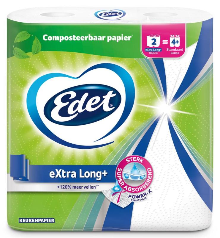Edet Keukenpapier Extra Long 2 Stuks