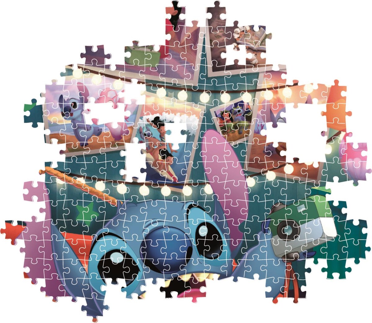 Disney Puslespil - Stitch - 1000 Brikker - Clementoni