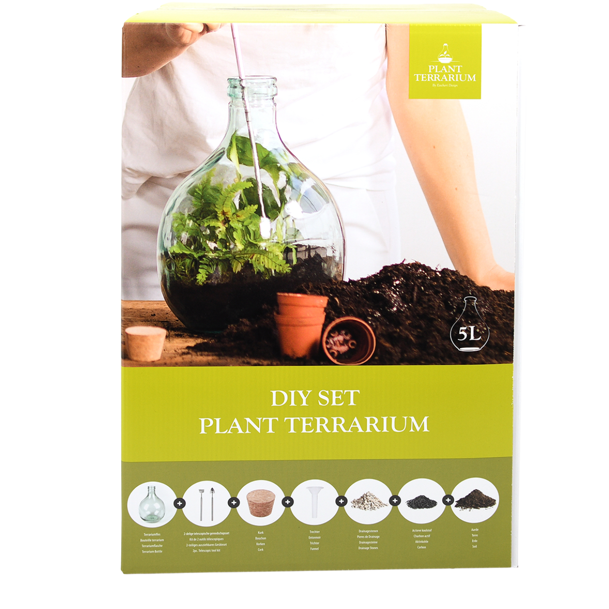 Terrarium végétal à faire soi même 5l