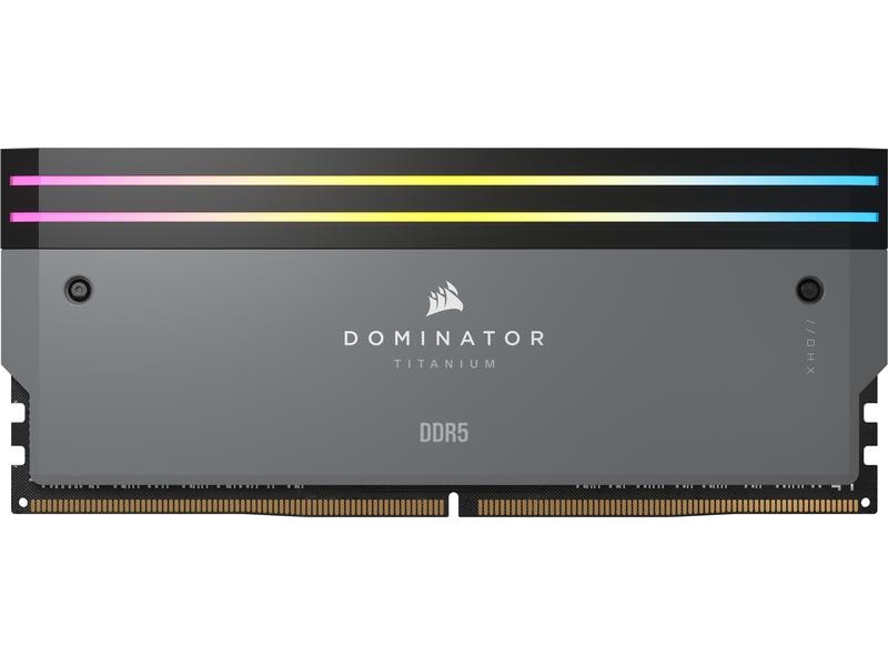 Corsair DDR5-RAM Dominator Titanium 6000 MHz 2x 32 GB High-Performance-Arbeitsspeicher mit RGB Beleuchtung