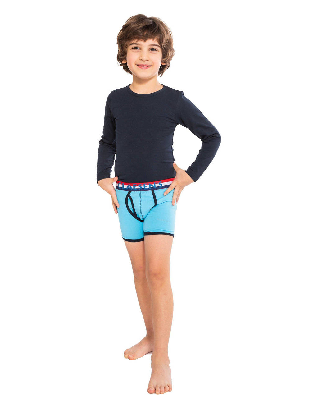 Claesen's longsleeve donkerblauw