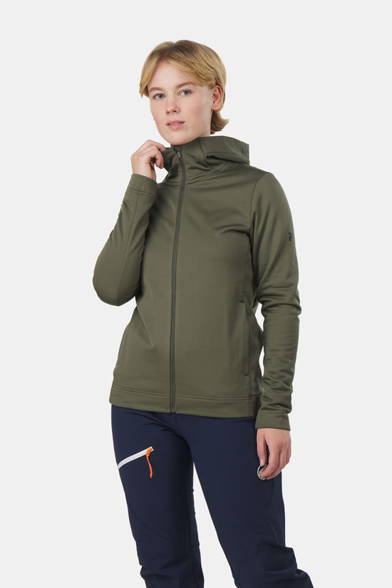 Peak Performance Peak Performance W Rider Tech Zip Hood Fleecevest Dames