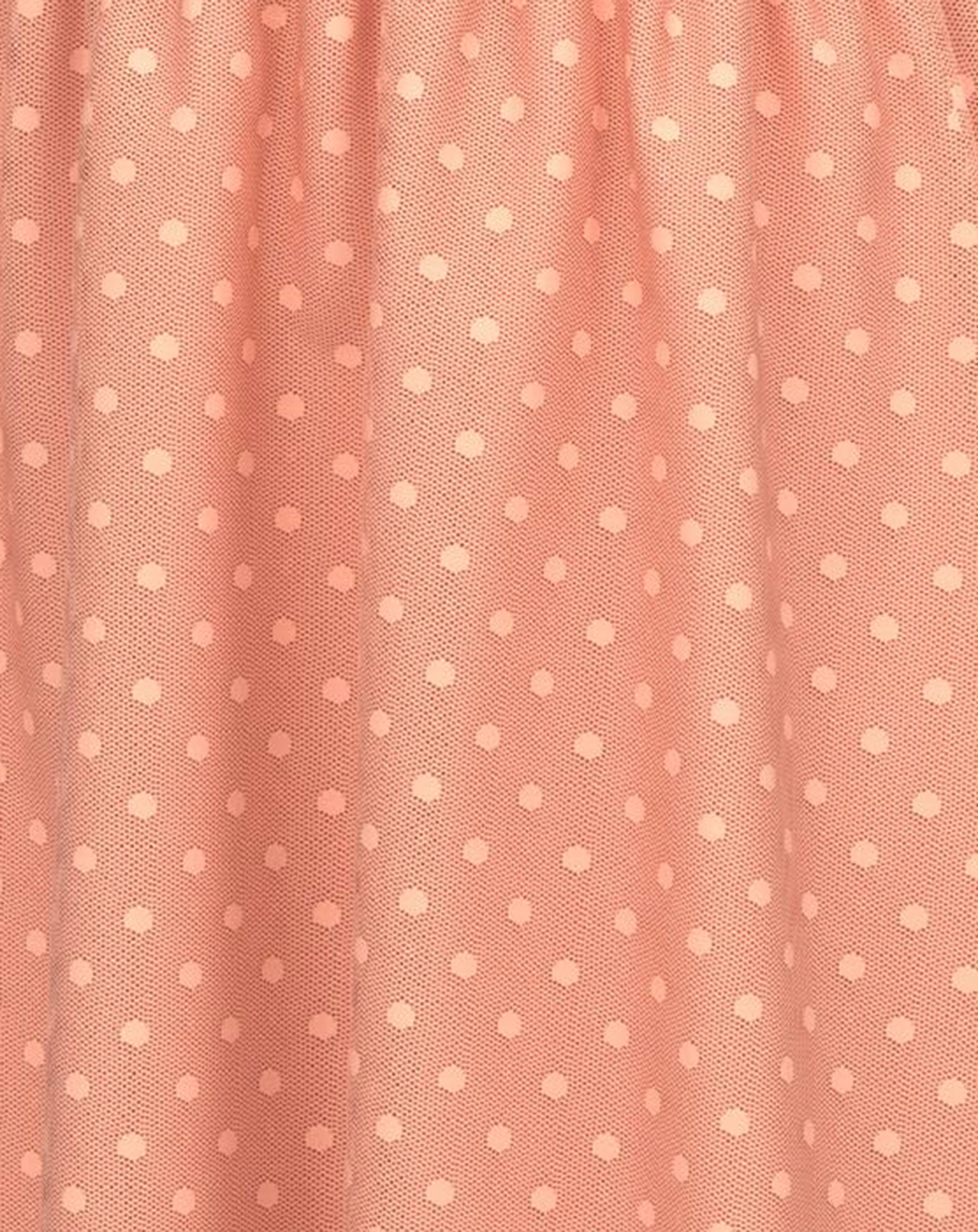 Tüllkleid NKFVABOSS gepunktet in peach nectar