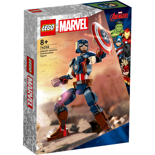 LEGO Super Heroes Byg Selv-Figur Af Captain America - 76258