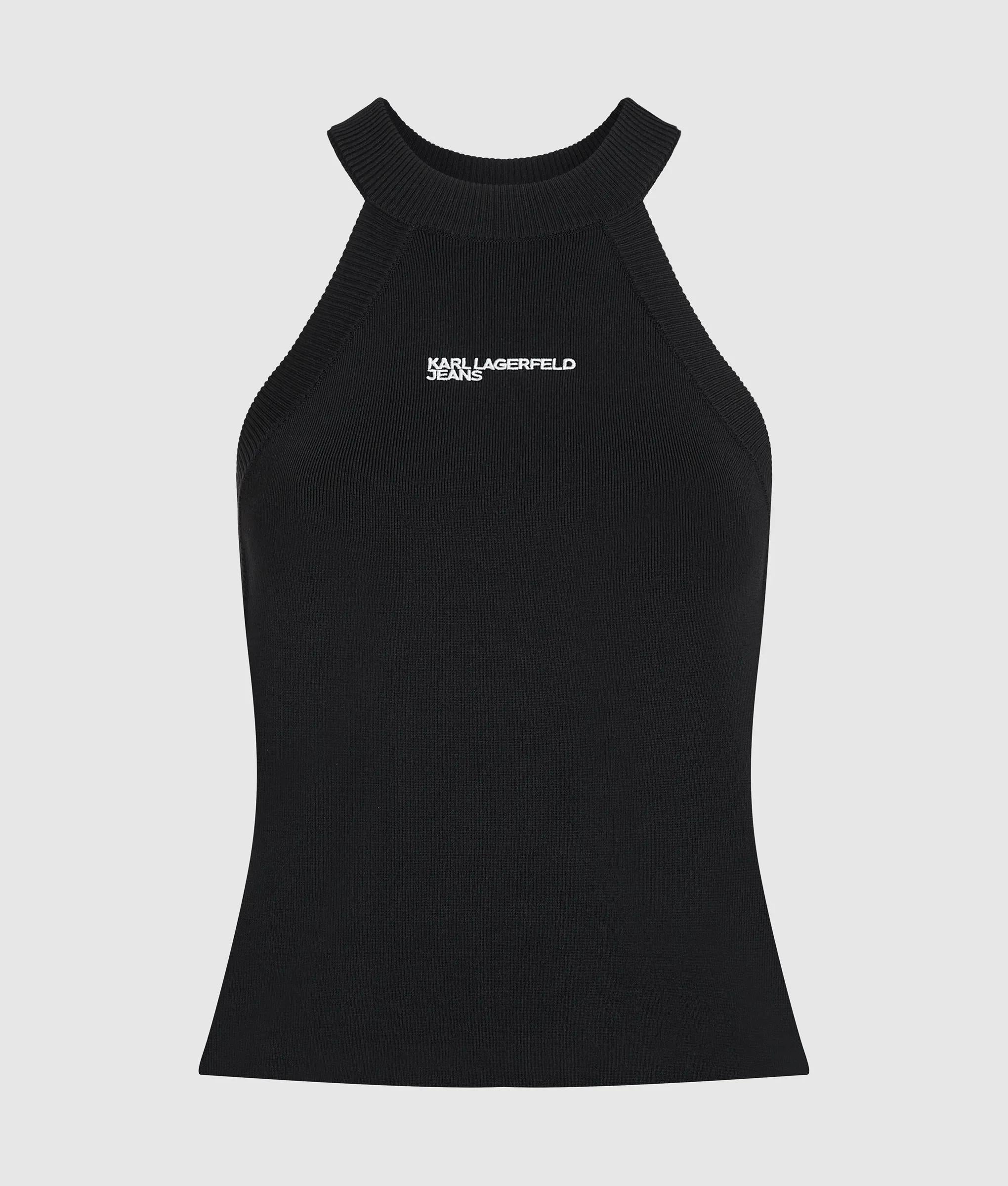 Gebreide racer tanktop