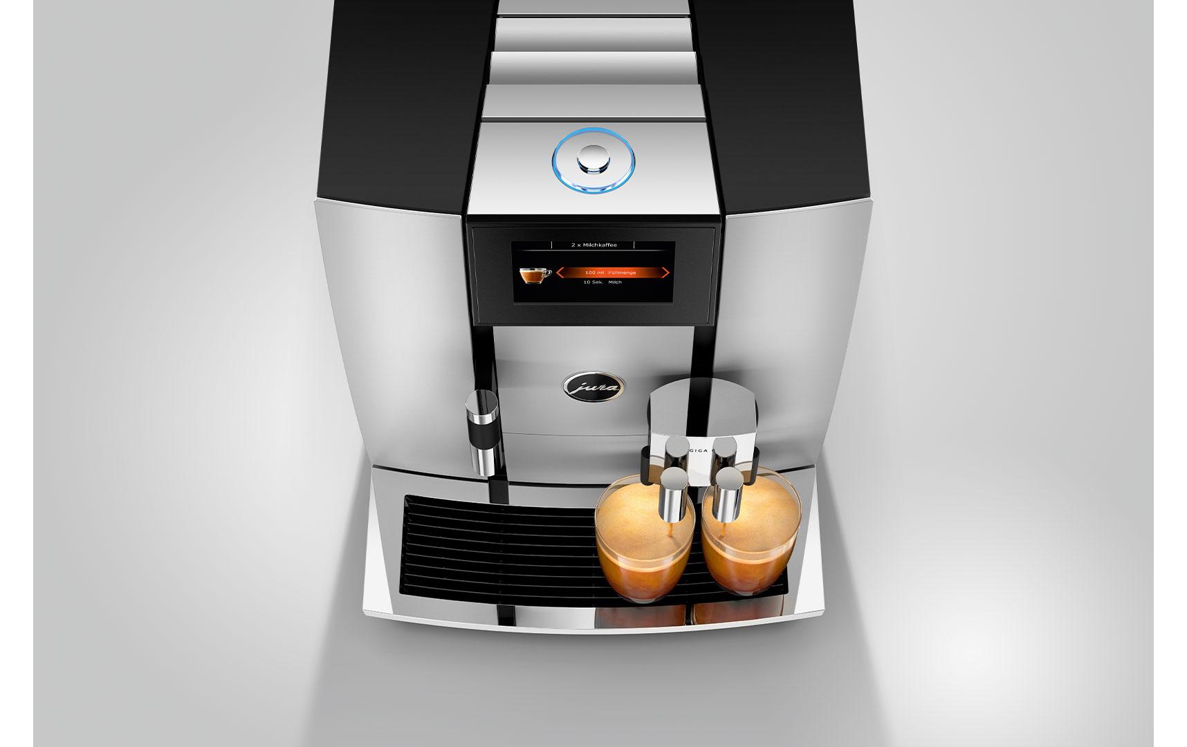 GIGA 6 Aluminium (SA)<br>Vollautomat für eine grosse Auswahl an Kaffee- und Milchspezialitäten
