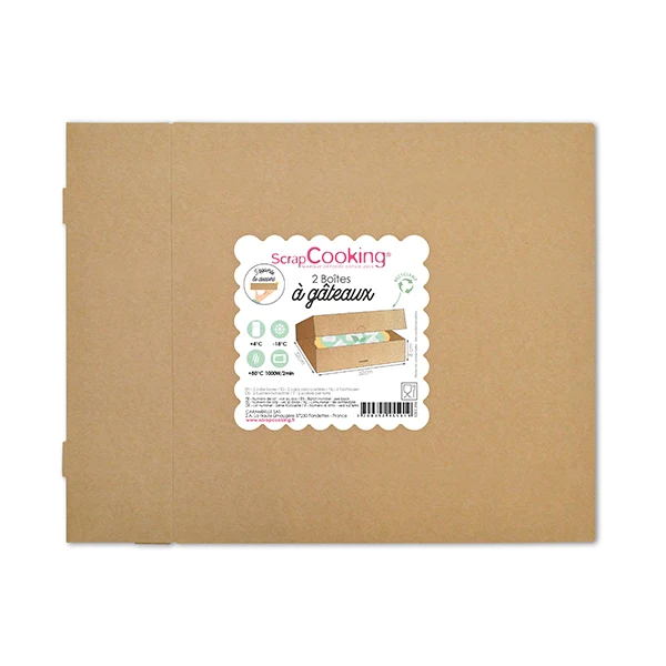 2 boîtes à gâteaux Scrapcooking