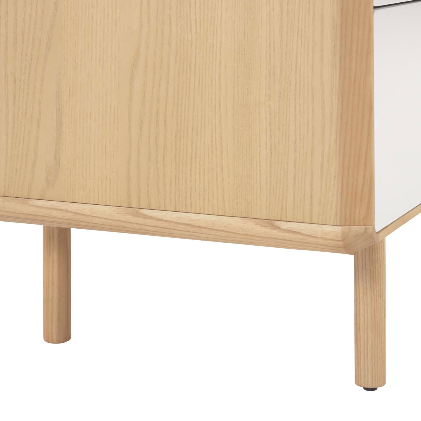Kave Home Kommode ANIELLE 60 x 117 cm Esche Natur/grau