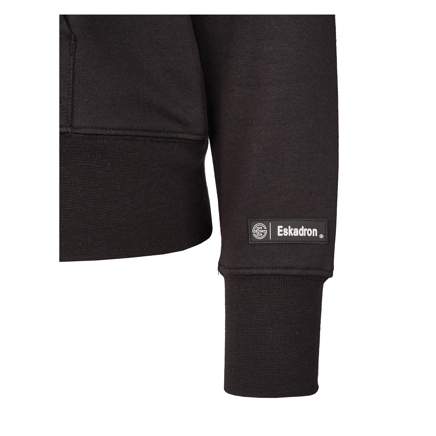 ESKADRON Dynamic Hoodie Tech-Jersey Zip-Hood - black
