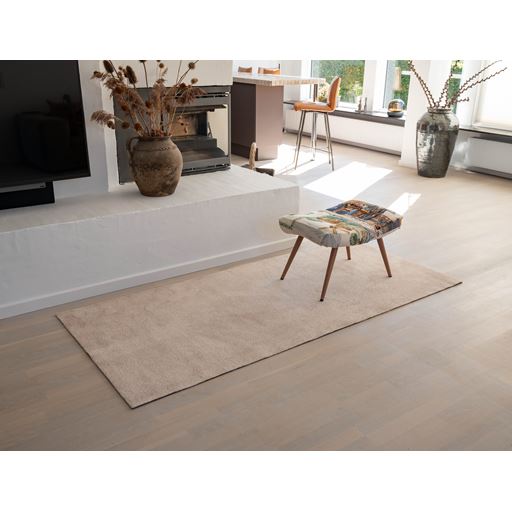Tica Copenhagen Unicolor Gulvtæppe, Ivory, 90x200 cm