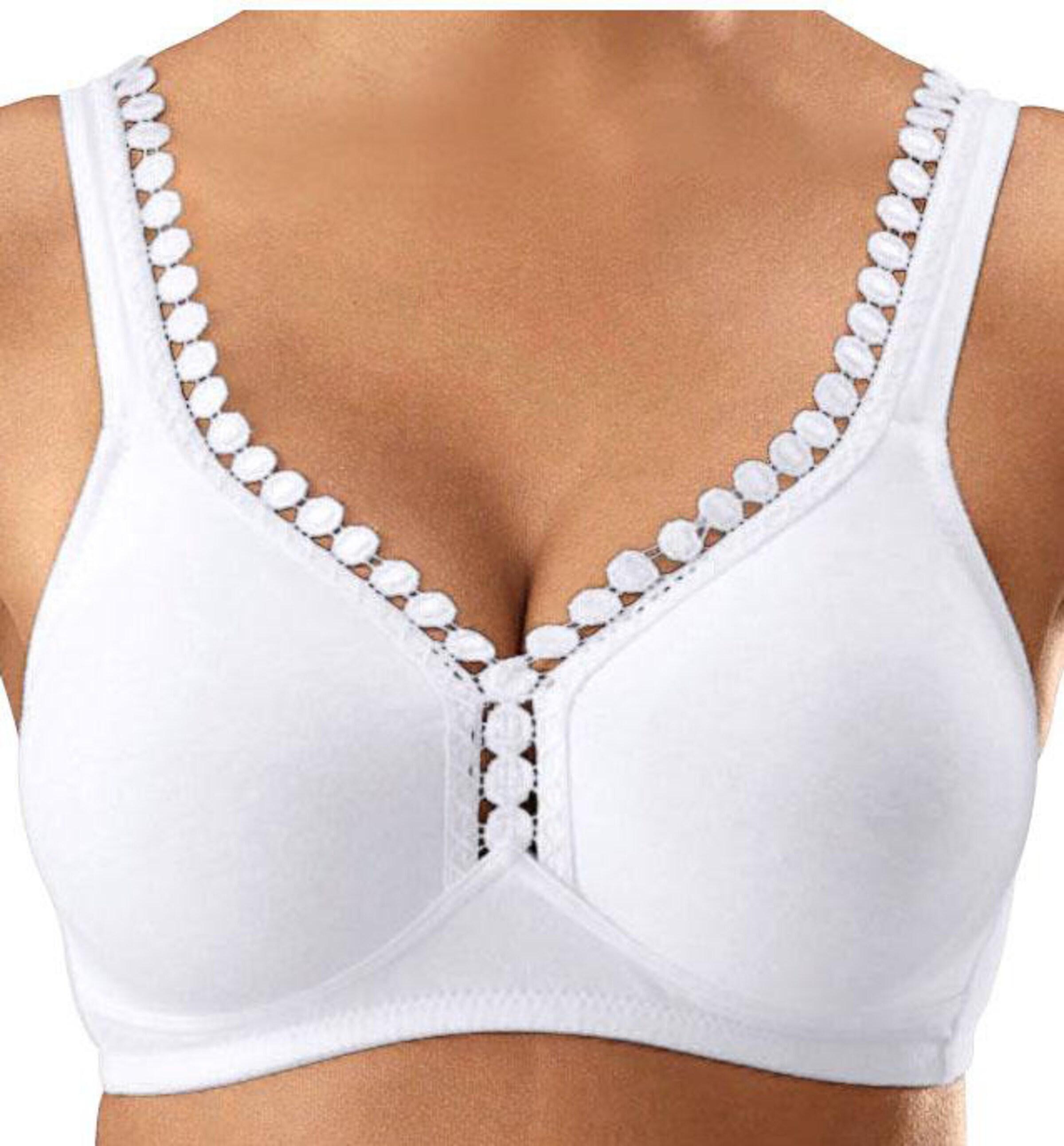 petite fleur Soft-BH in marine+weiß